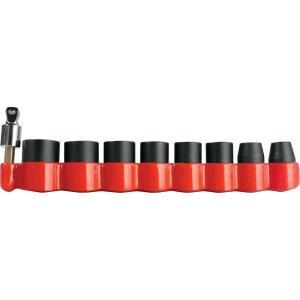 Impact GOLD 3/8 in. 6-Point Metric Impact Socket Set with 15° Tilt Socket Adapter (9-Piece)
