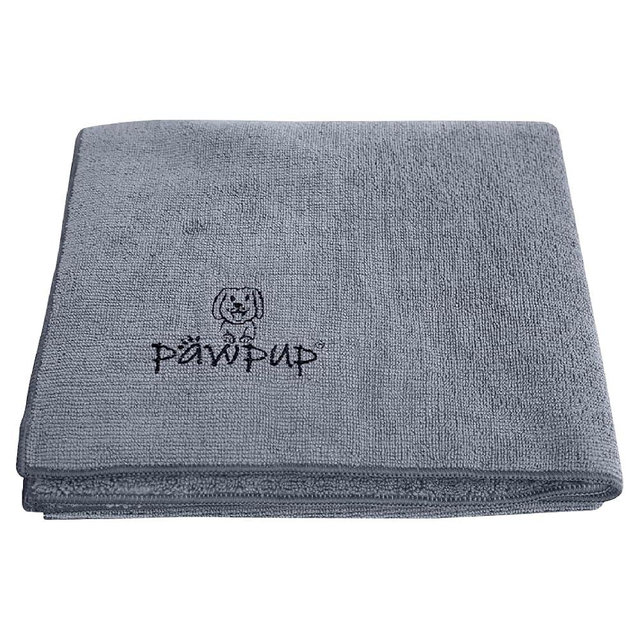 PAWPUP Dog Towel Super Absorbent Quick Drying Super Soft Microfiber Pet Towel for Dogs, Cats and Other Pets (55 x 28 Inches, Grey)