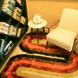 Retro Swirl Area Rug