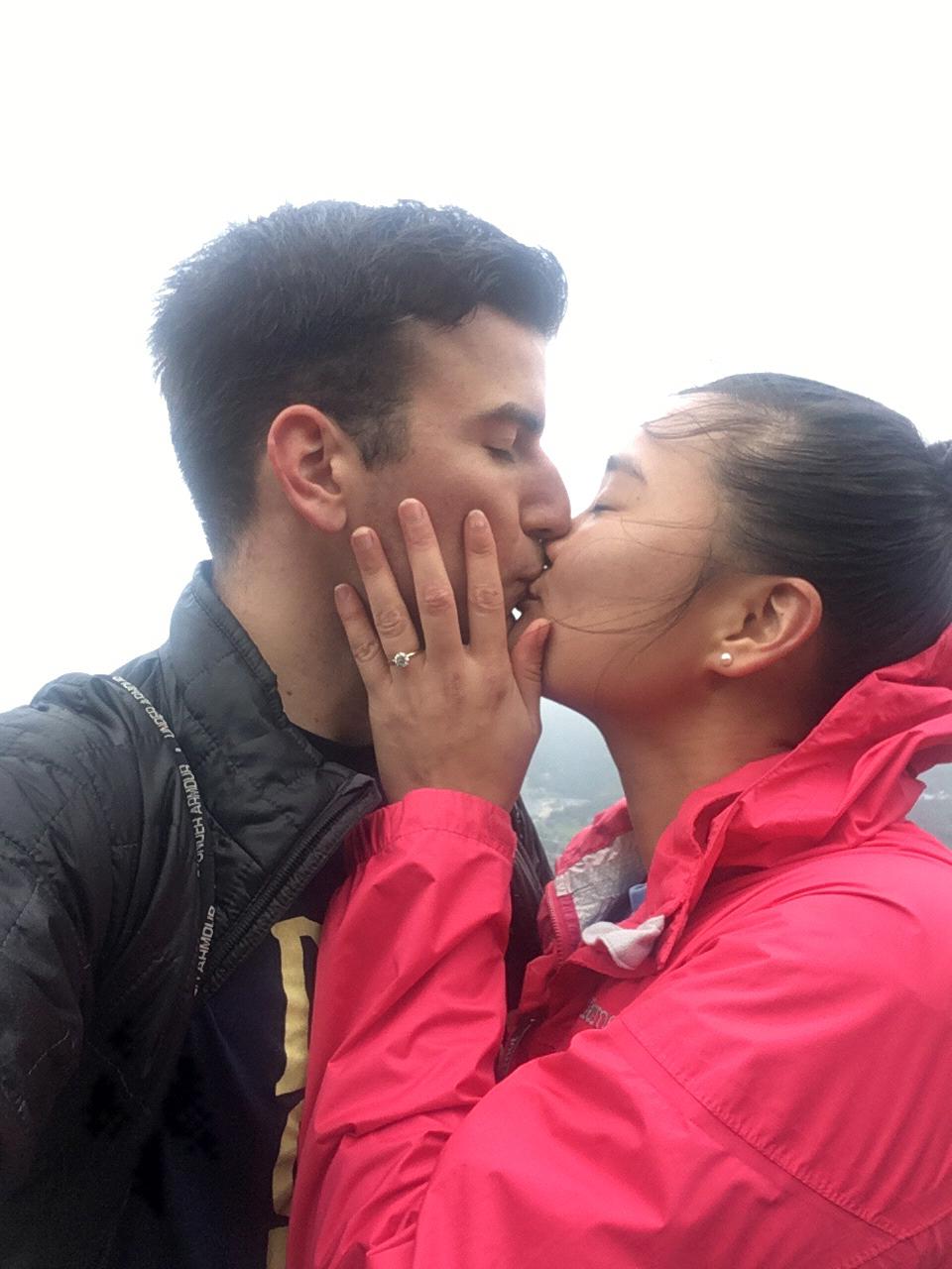 This picture is taken right after Jack popped the question and made Yun the happiest person in the whole wide world! She thought Jack’s proposal was absolutely perfect in every way possible!