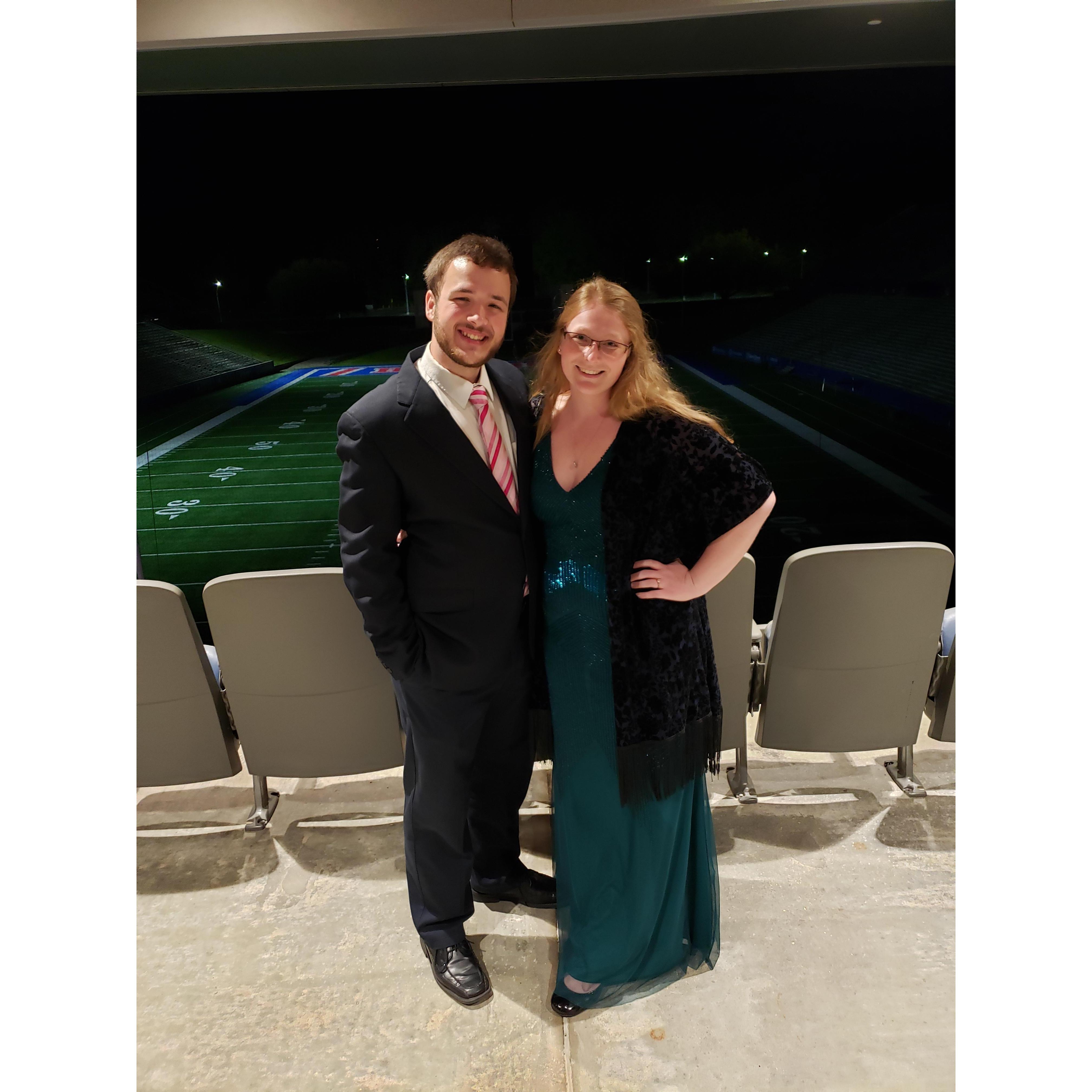 third E&S ball. Was a great night. she really is so beautiful!