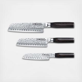 Damashiro Emperor 3-Piece Santoku Set