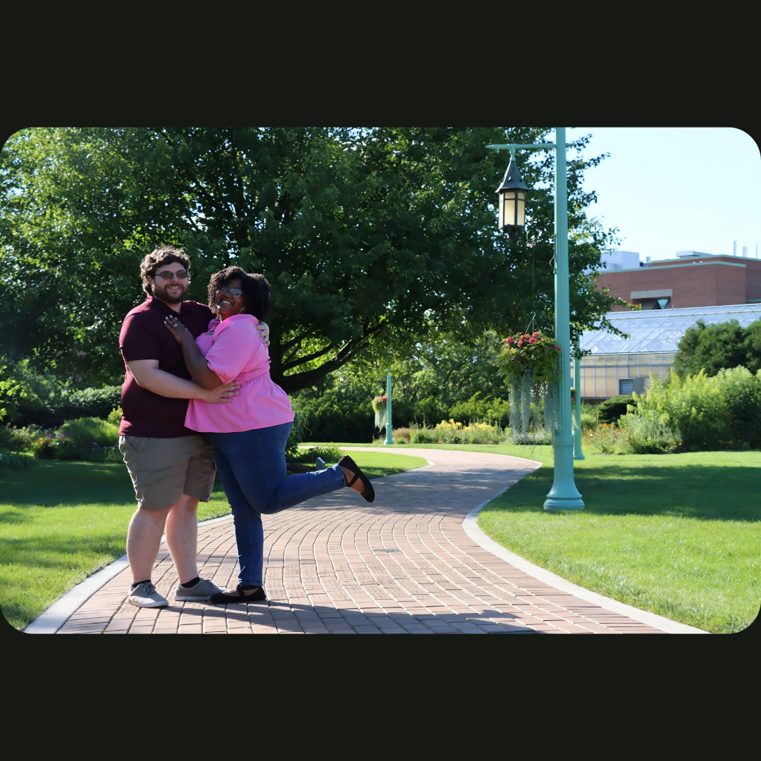 A cute photo from our engagement shoot!