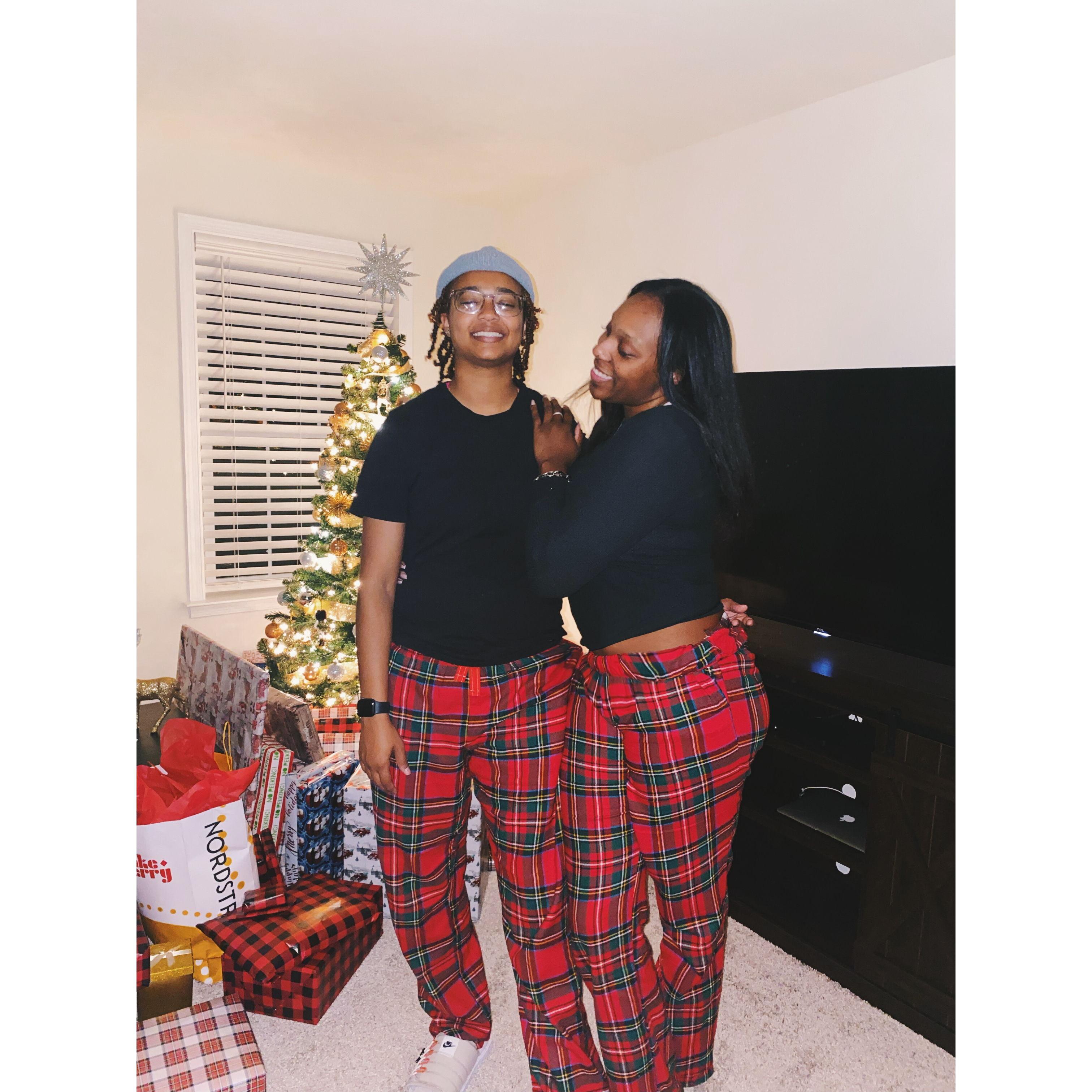 We spent many years together in matching Christmas PJ's...