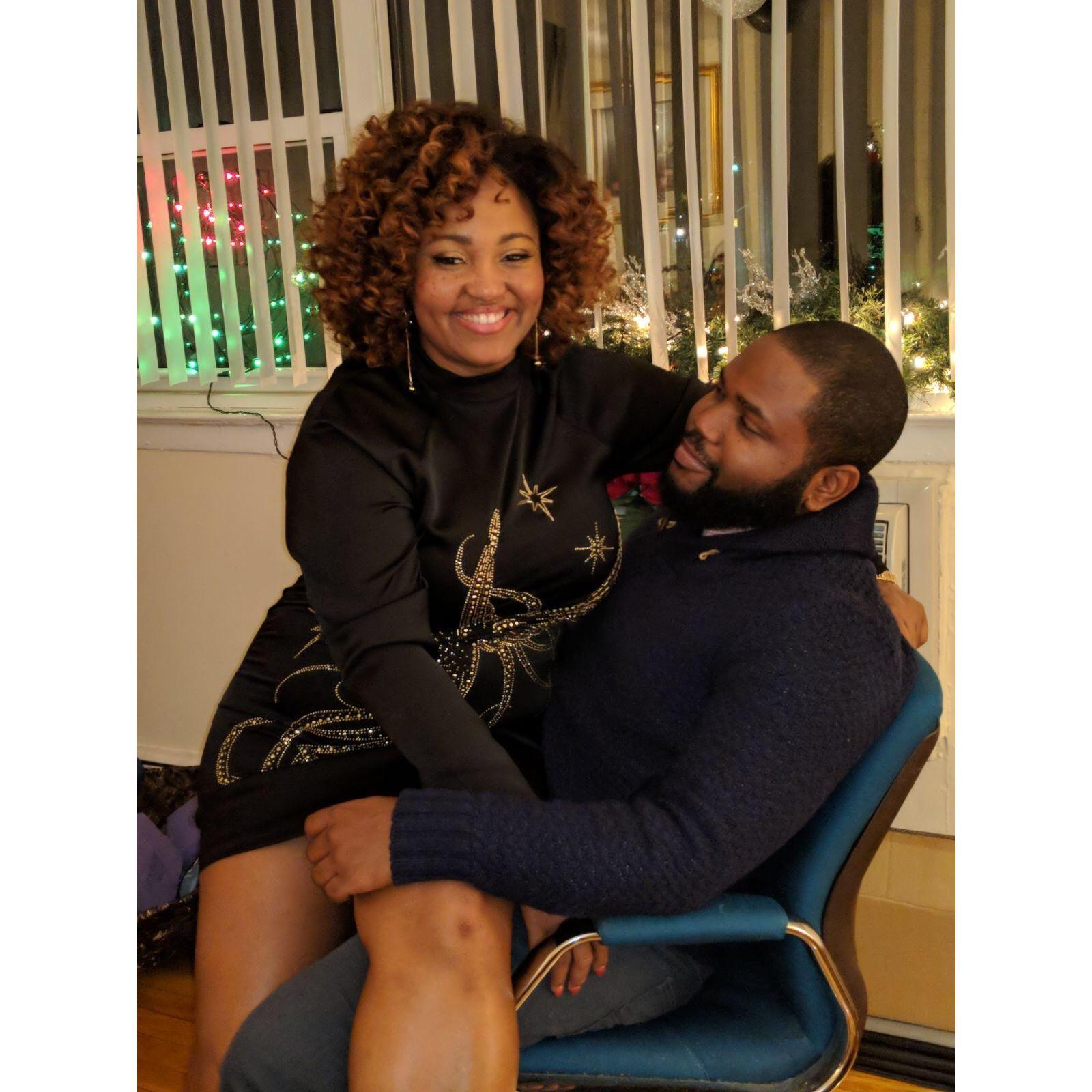 Nikey's girlfriend snapped this picture of us on her 31st birthday.