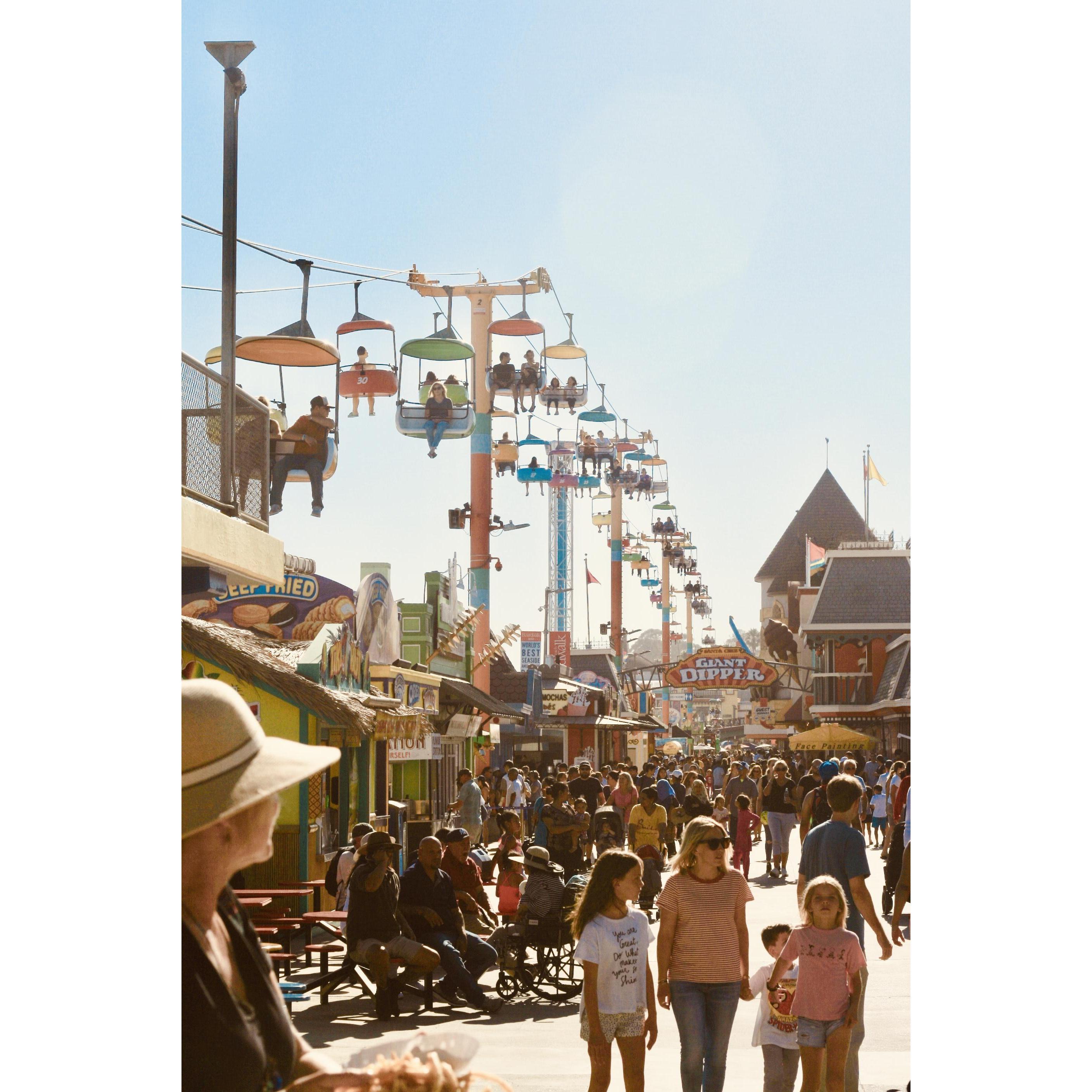 Sam proposed on the gondola ride at the Santa Cruz Beach Boardwalk June 17, 2019.