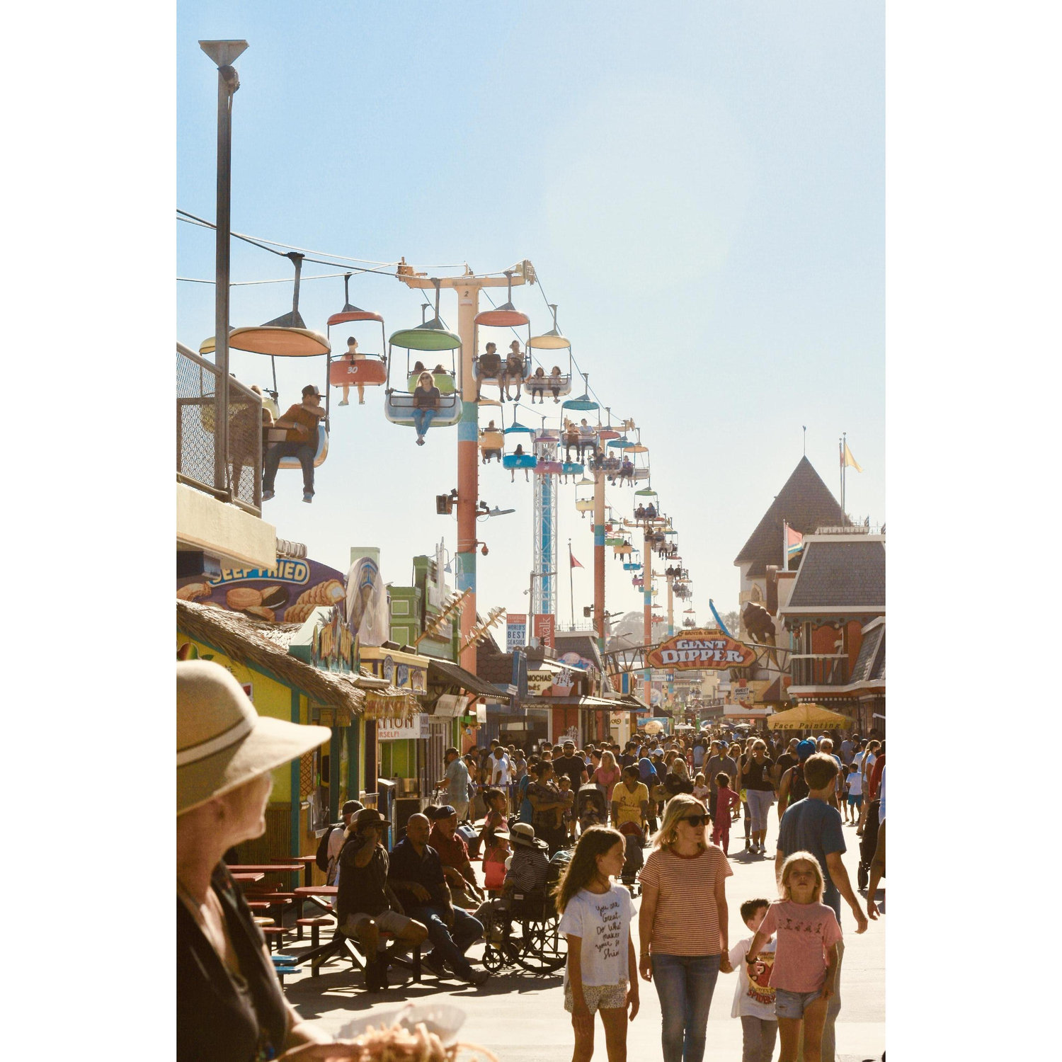 Sam proposed on the gondola ride at the Santa Cruz Beach Boardwalk June 17, 2019.