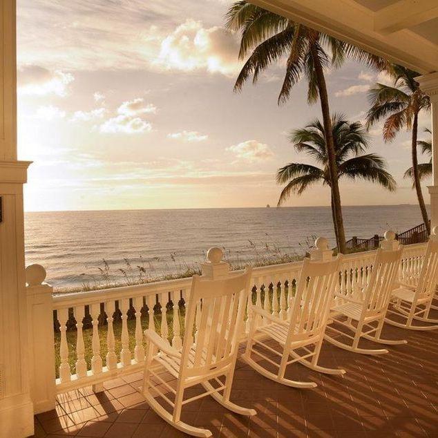 Sunrise at the Pelican Grand Hotel