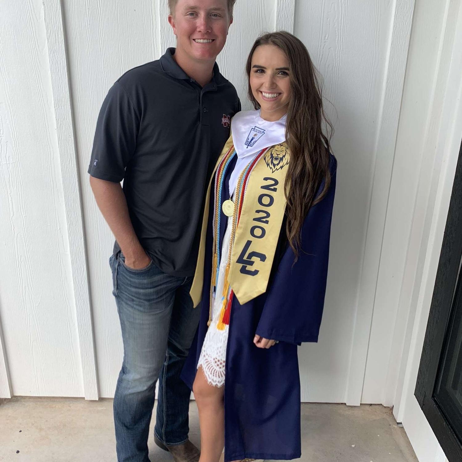 May 2020: Reagan's high school graduation!