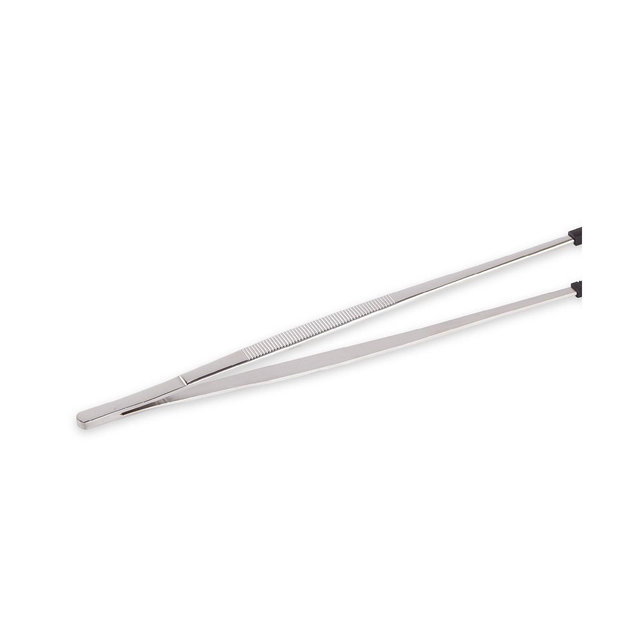 RSVP International Endurance 18/8 Stainless Steel 12" Silicone Tipped Kitchen Tweezers