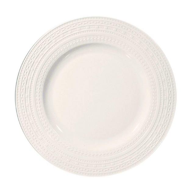 La Porcellana Bianca Casale Rim Dinner Plates, Set of 4