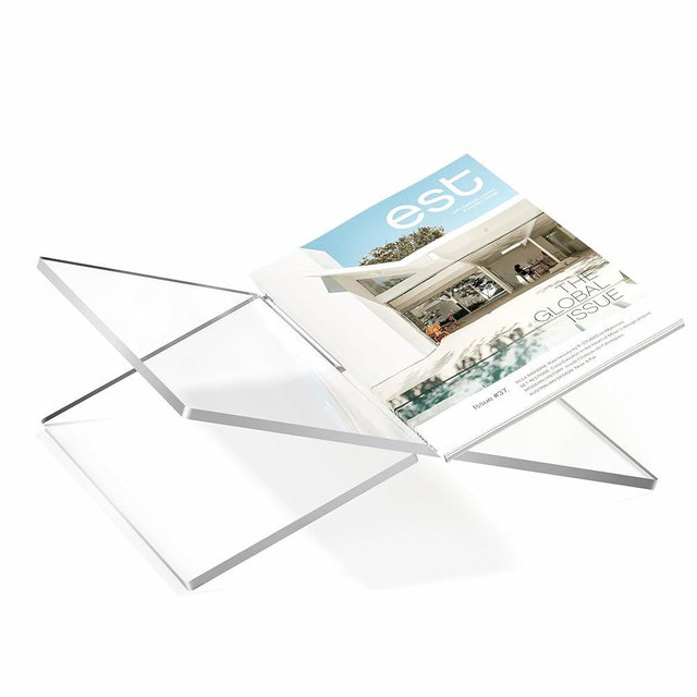 Neatsure Large Acrylic Book Stand, 12.5" x 9.5" x 5”, Quran Holder, Clear Open Bookstand for Display and Reading, Cookbook, Art Book, Bible, Magazine, Recipe, Home Kitchen Coffee Table Decor