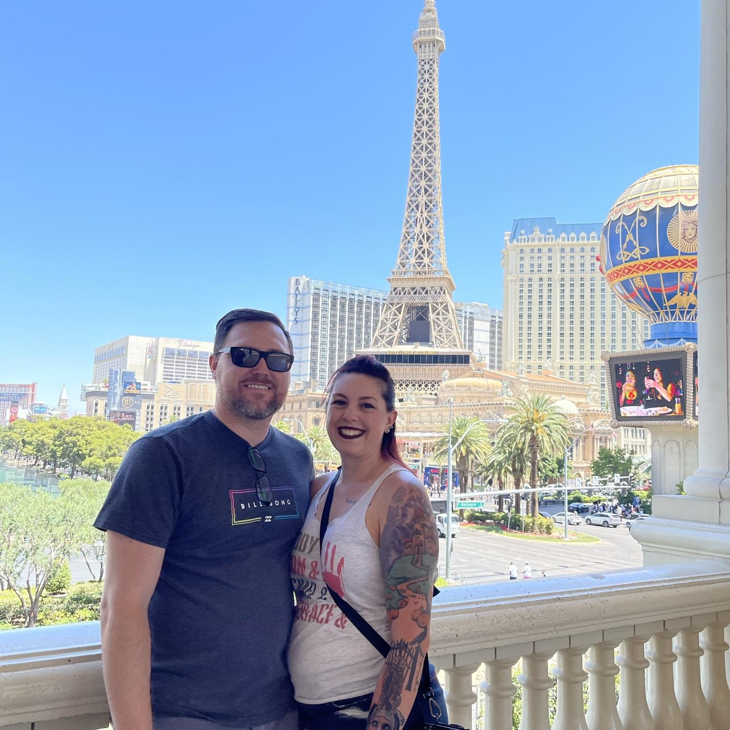 Our first trip together and my first time in Vegas.