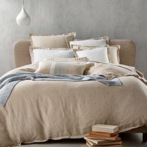 Hotel Collection Linen Natural King Duvet Cover