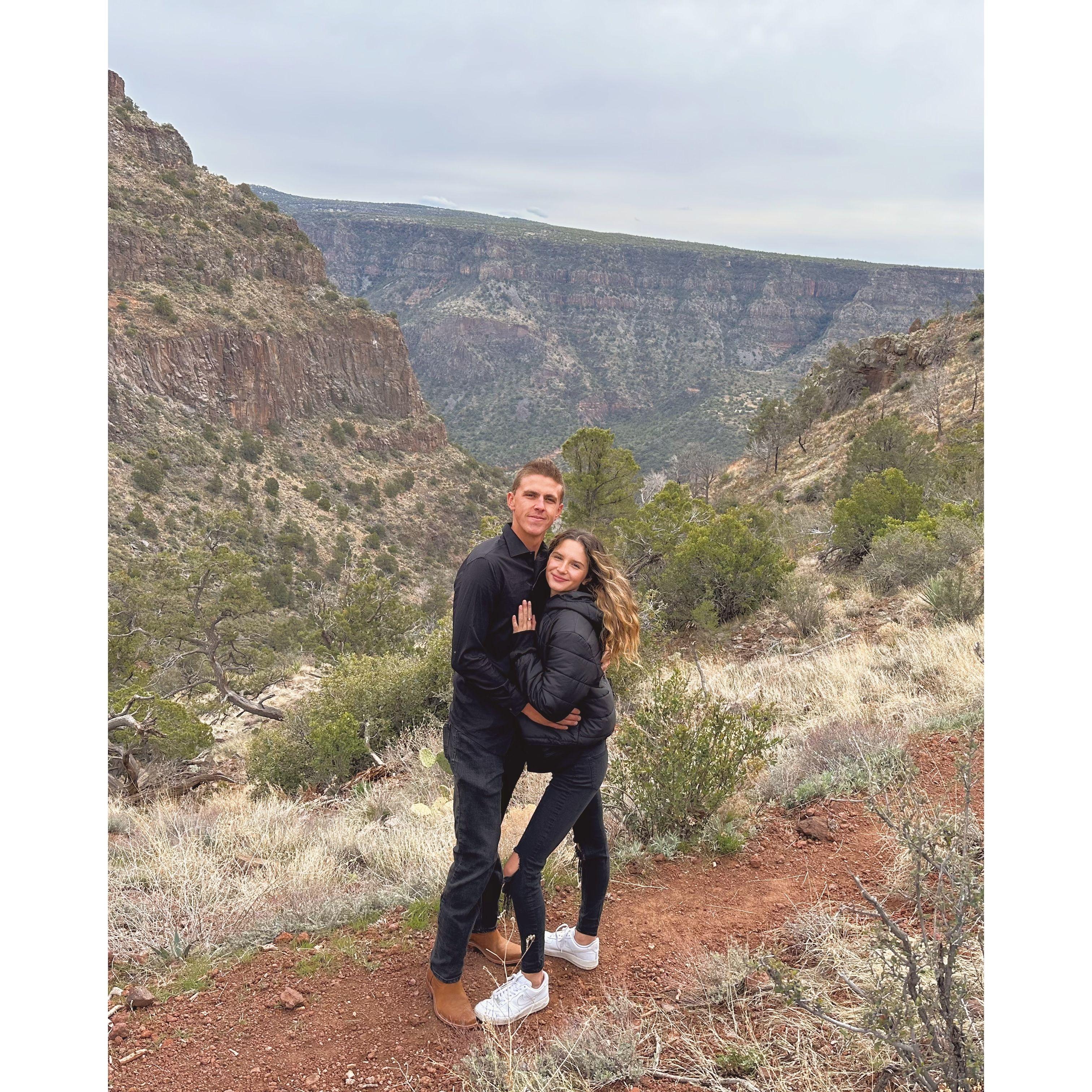 Right before Jess said "yes!"