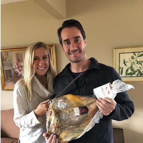 This Spaniard loves his jamon! (spanish ham)