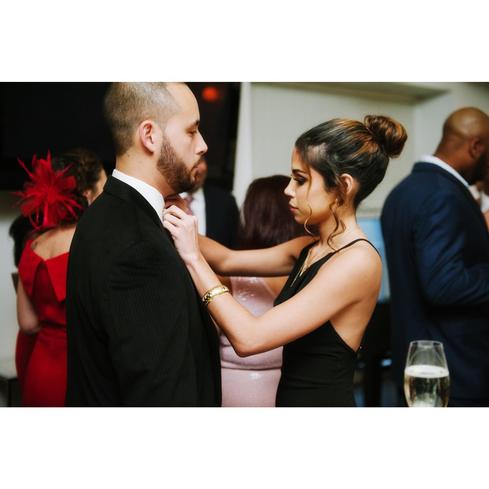 Sprucing up for Praneeta's sister, Melanie's wedding. November 2019.
