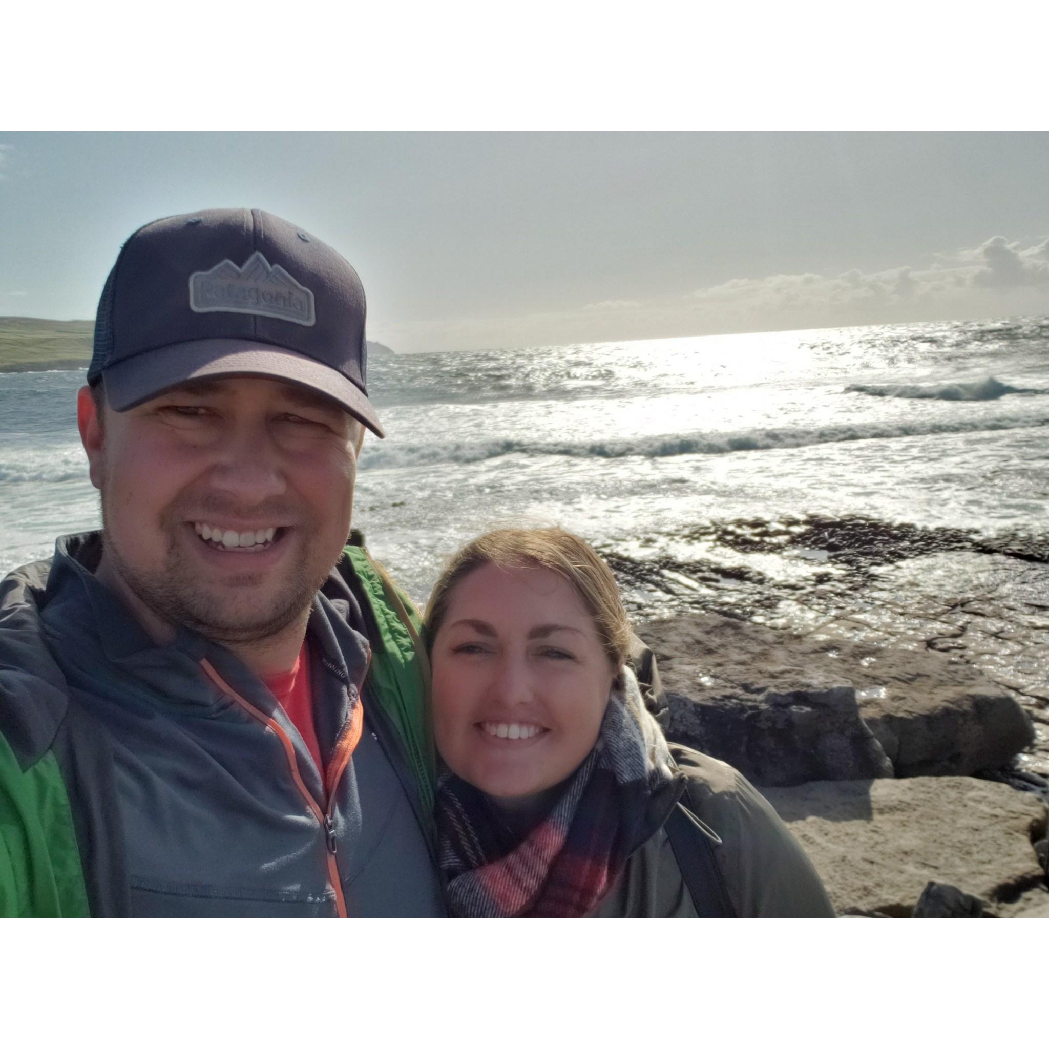After our "easy walk" 7 miles up the Cliffs of Moher