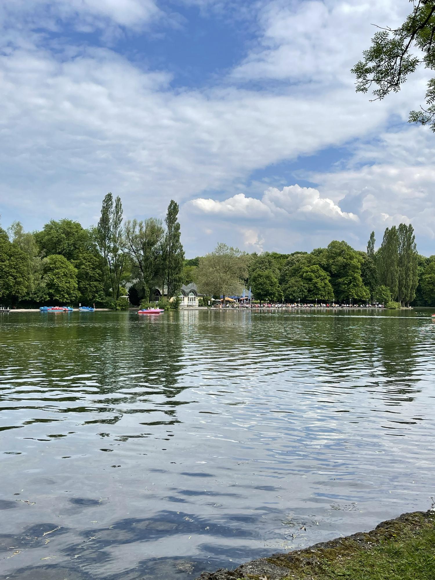 English garden in Munich