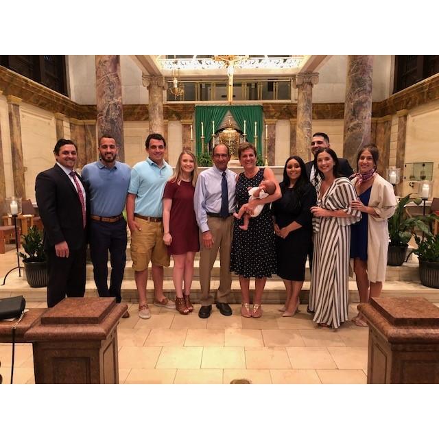 Our nephew, Lorenzo's, baptism.