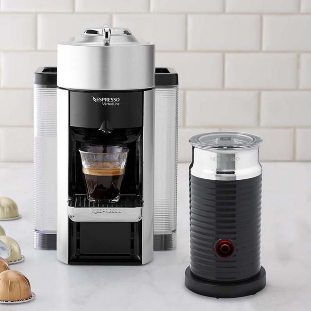 Nespresso Vertuo by De'Longhi with Aeroccino, Silver