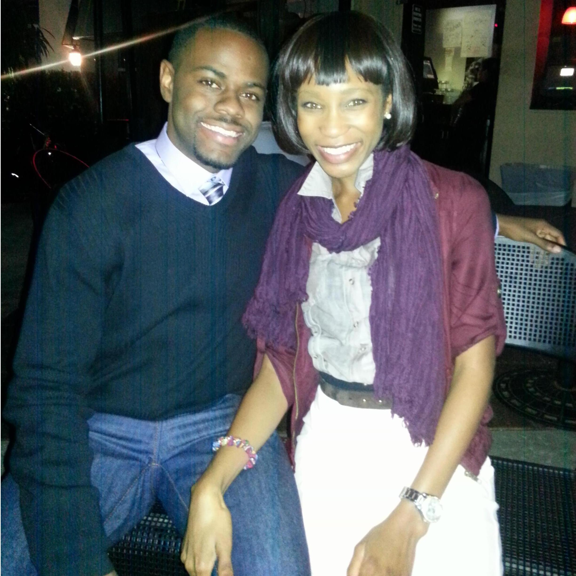 The night we met (not this photo), I lifted her feet off the ground as I gave her a hug to say goodbye. Later found out she gave me a side-eye for this..It was pretty clear she was wifey material.