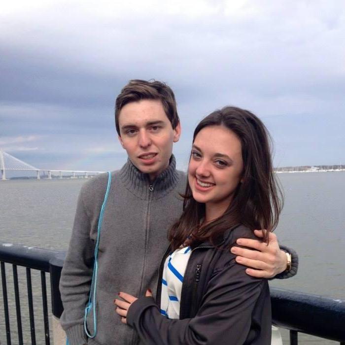 This was the very first picture we ever took together, in Charleston, SC!