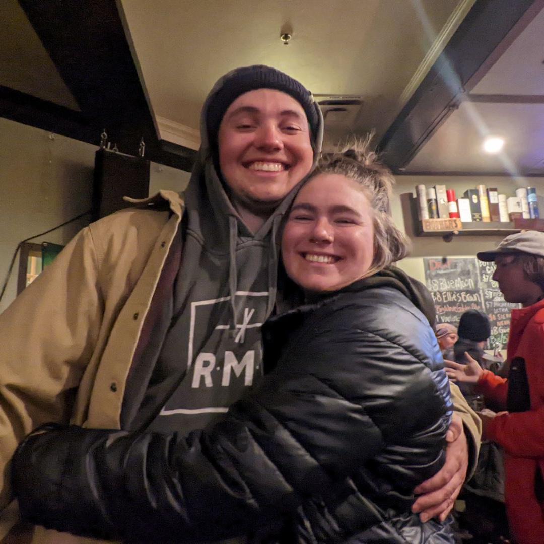 Our first ever photo together!