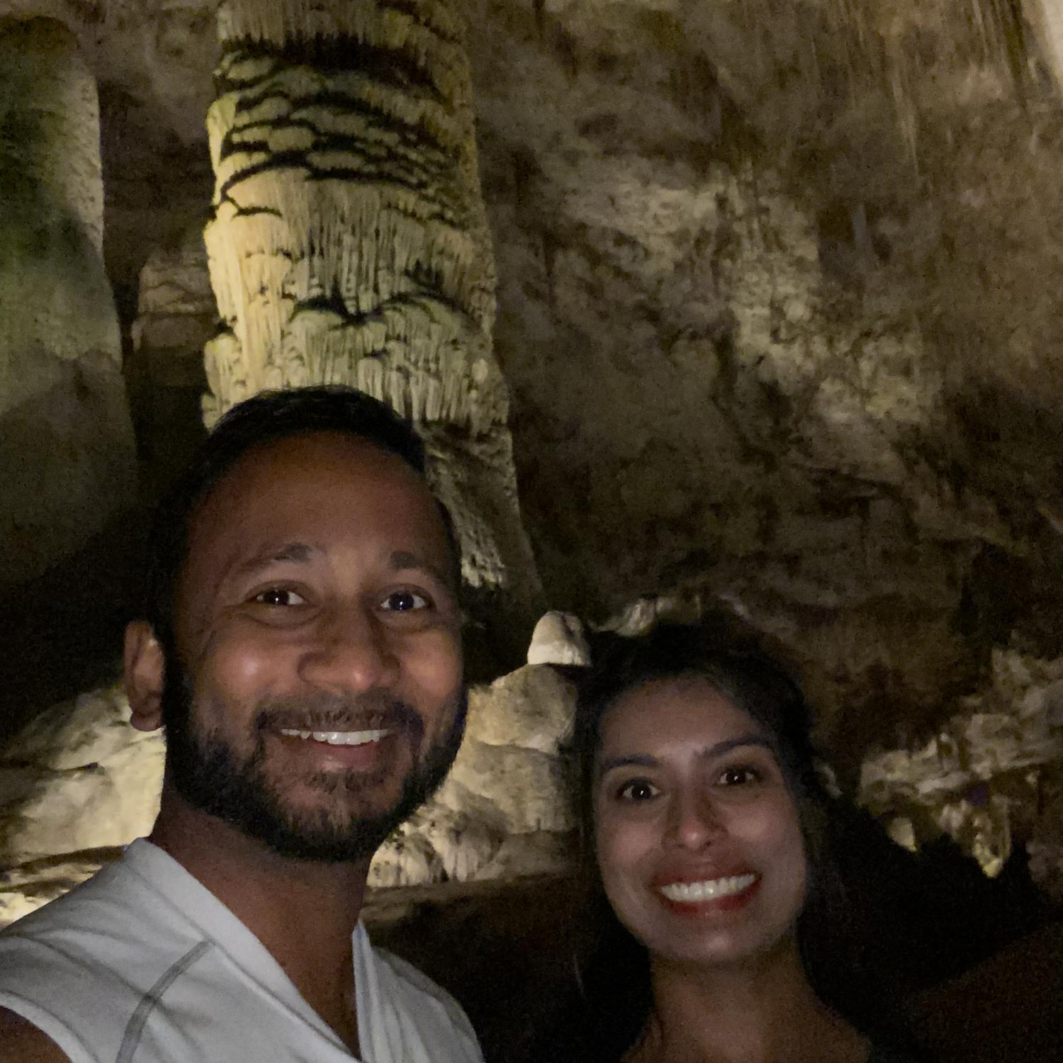 A short day trip to Carlsbad Caverns in New Mexico during Ajay's visit to El Paso, TX