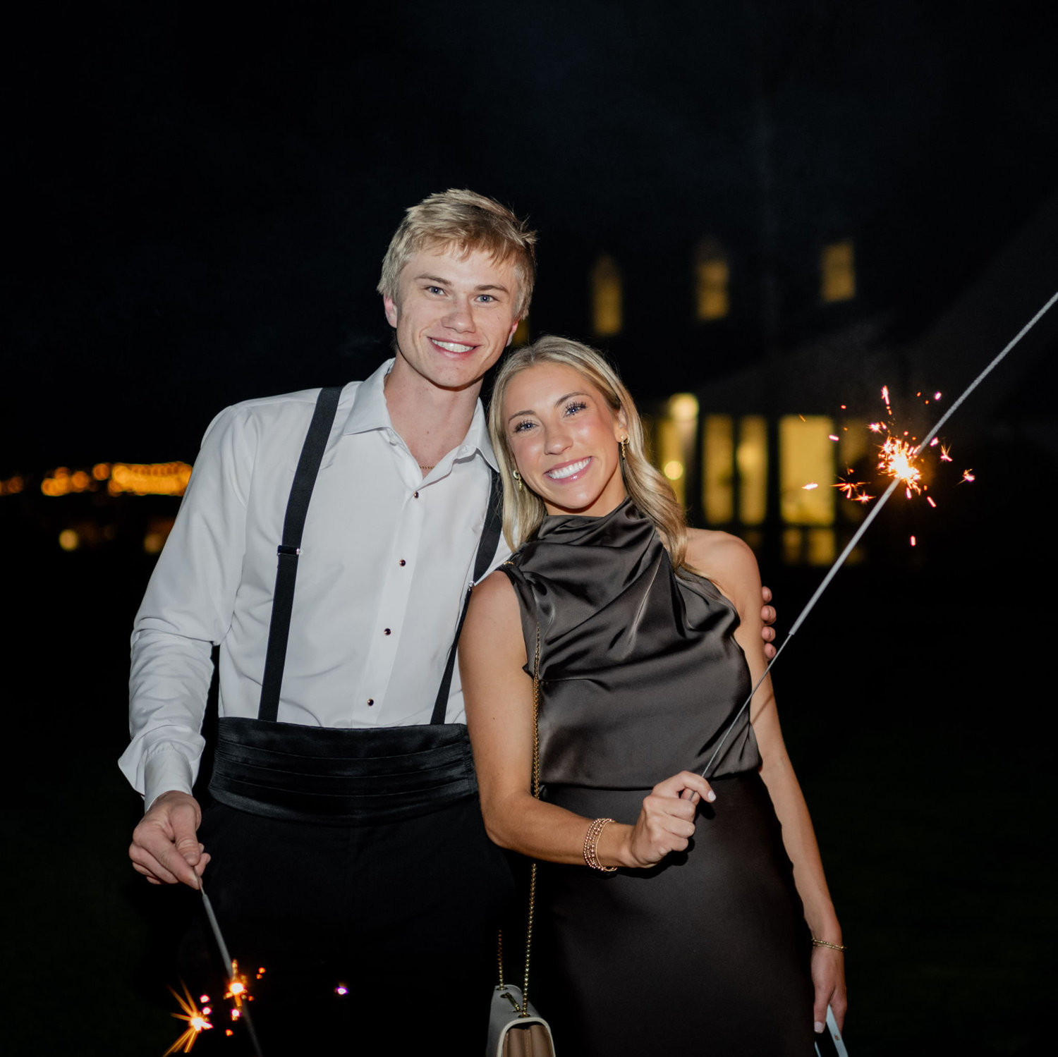 Celebrating at Caitlin & Austin's wedding!
