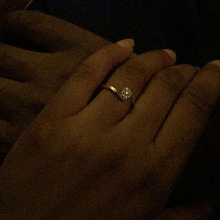 Shortly after we got engaged....