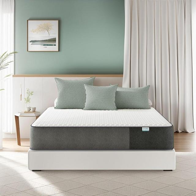 Crystli Full Size Mattress, 10 inch Breathable Memory Foam Mattress with CertiPUR-US Certified Foam Double Bed Mattress for Sleep Supportive & Pressure Relief