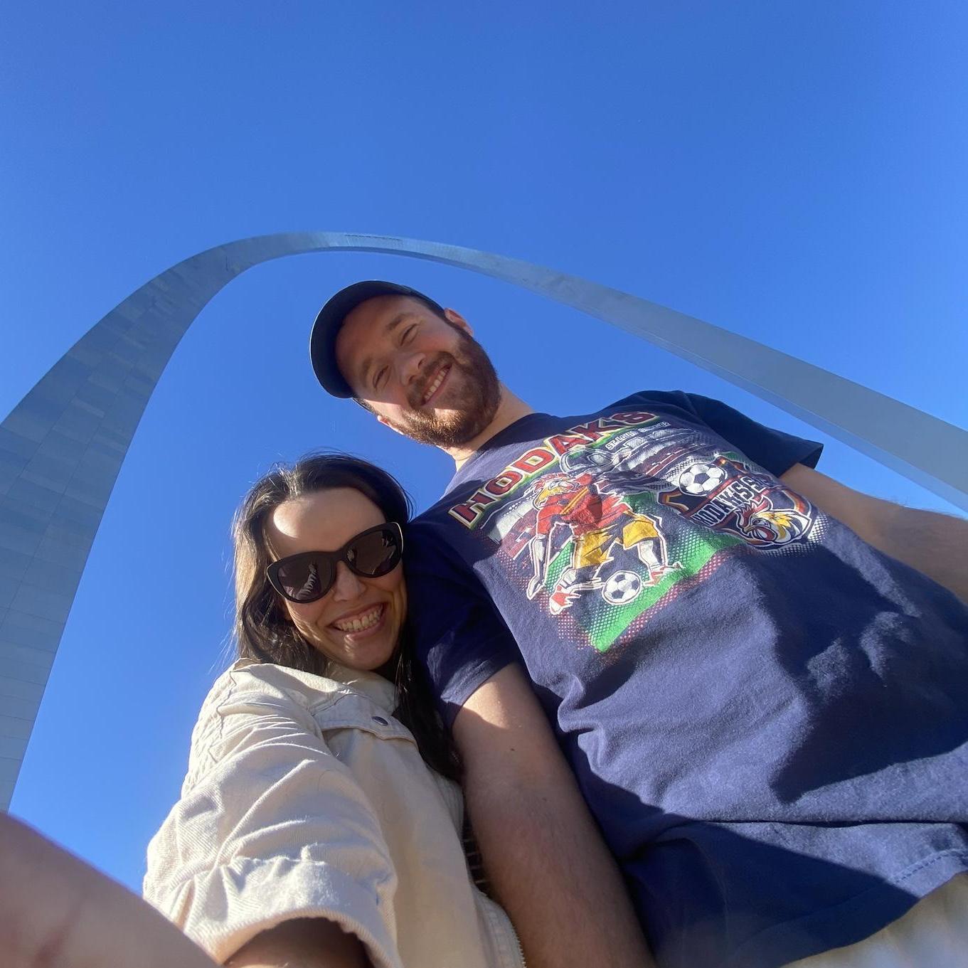 10-18-24: Zac and his family showed me around St. Louis for the first time