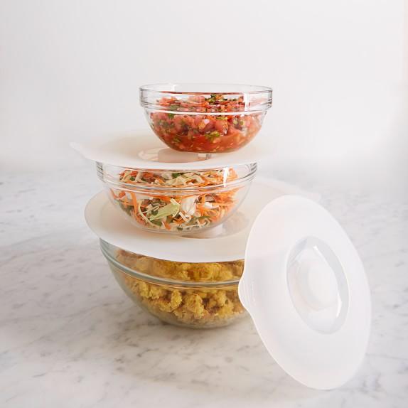 Silicone Clear Lids, Set of 3