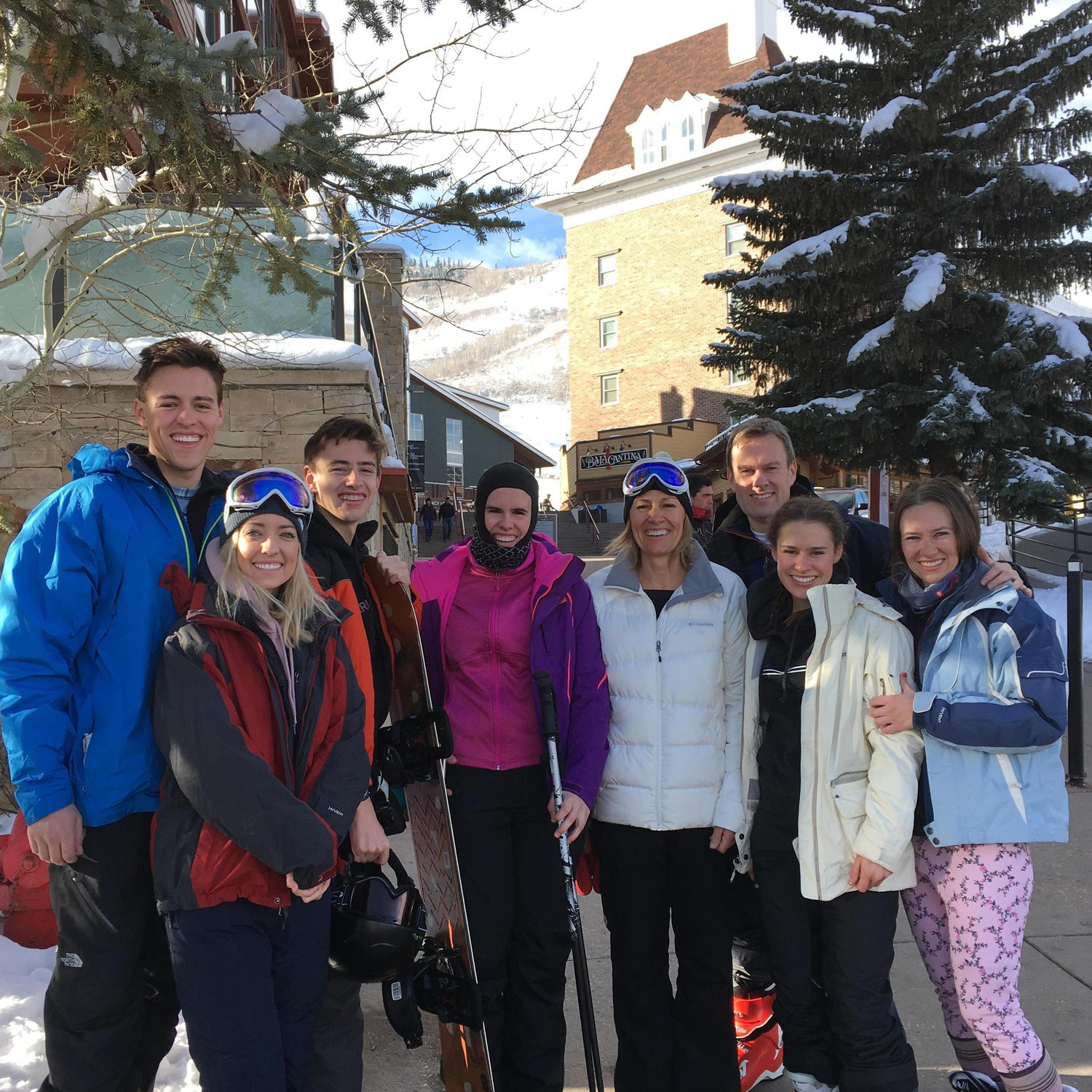 Skiing with the Hulmes!