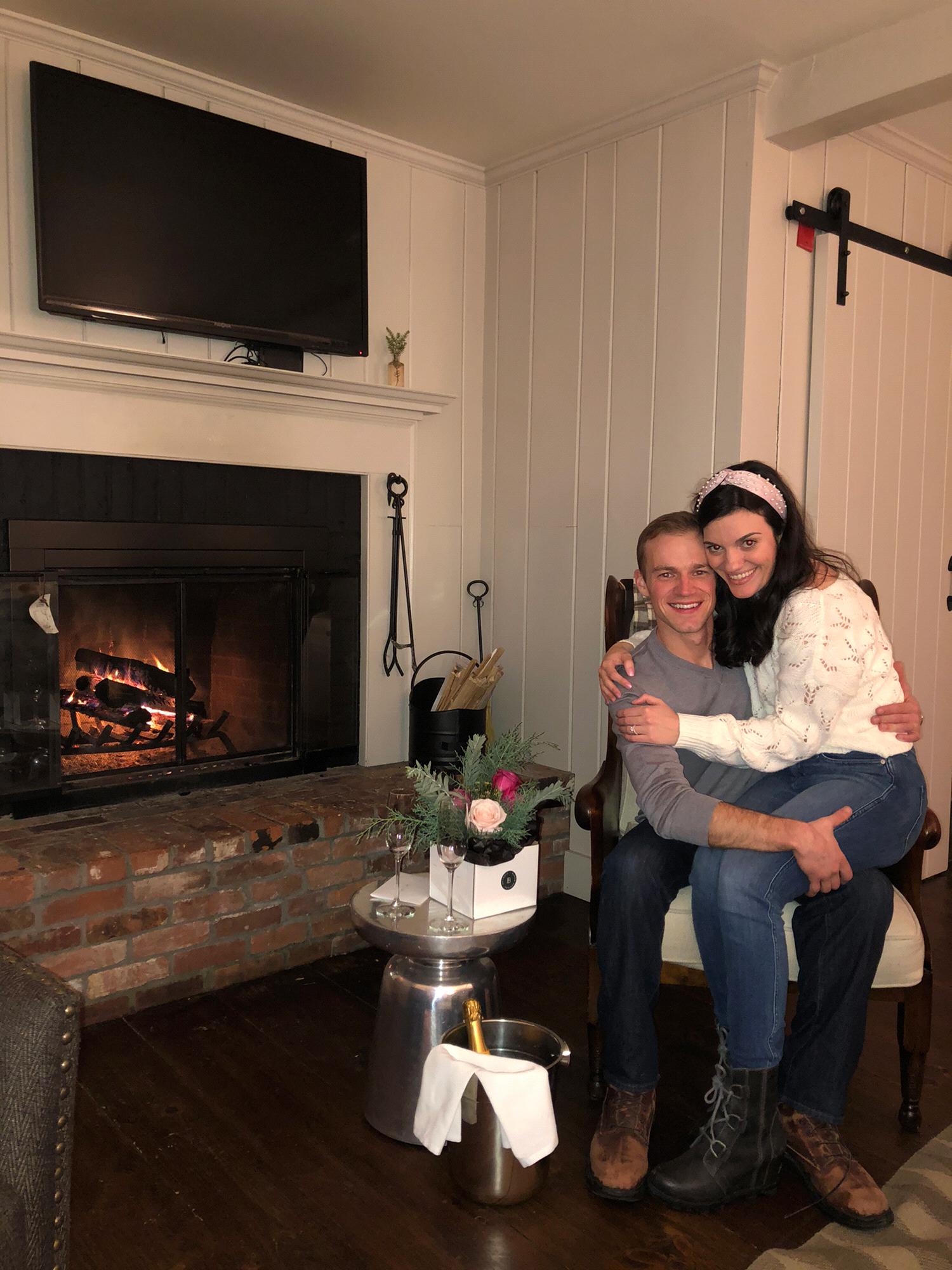 After Cam proposed in Stowe, VT!