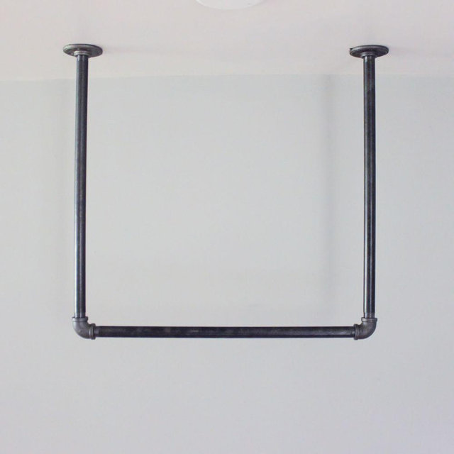 Ceiling Hang bar, 36 Inches, Black, Metal