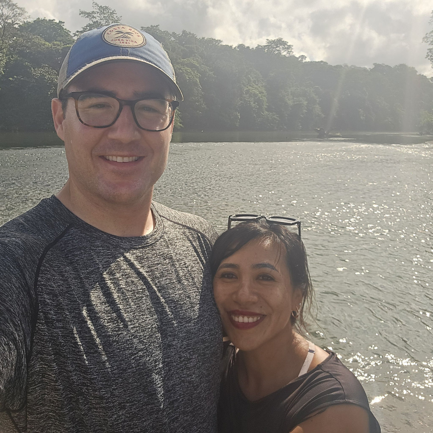 First time we ever saw a crocodile together