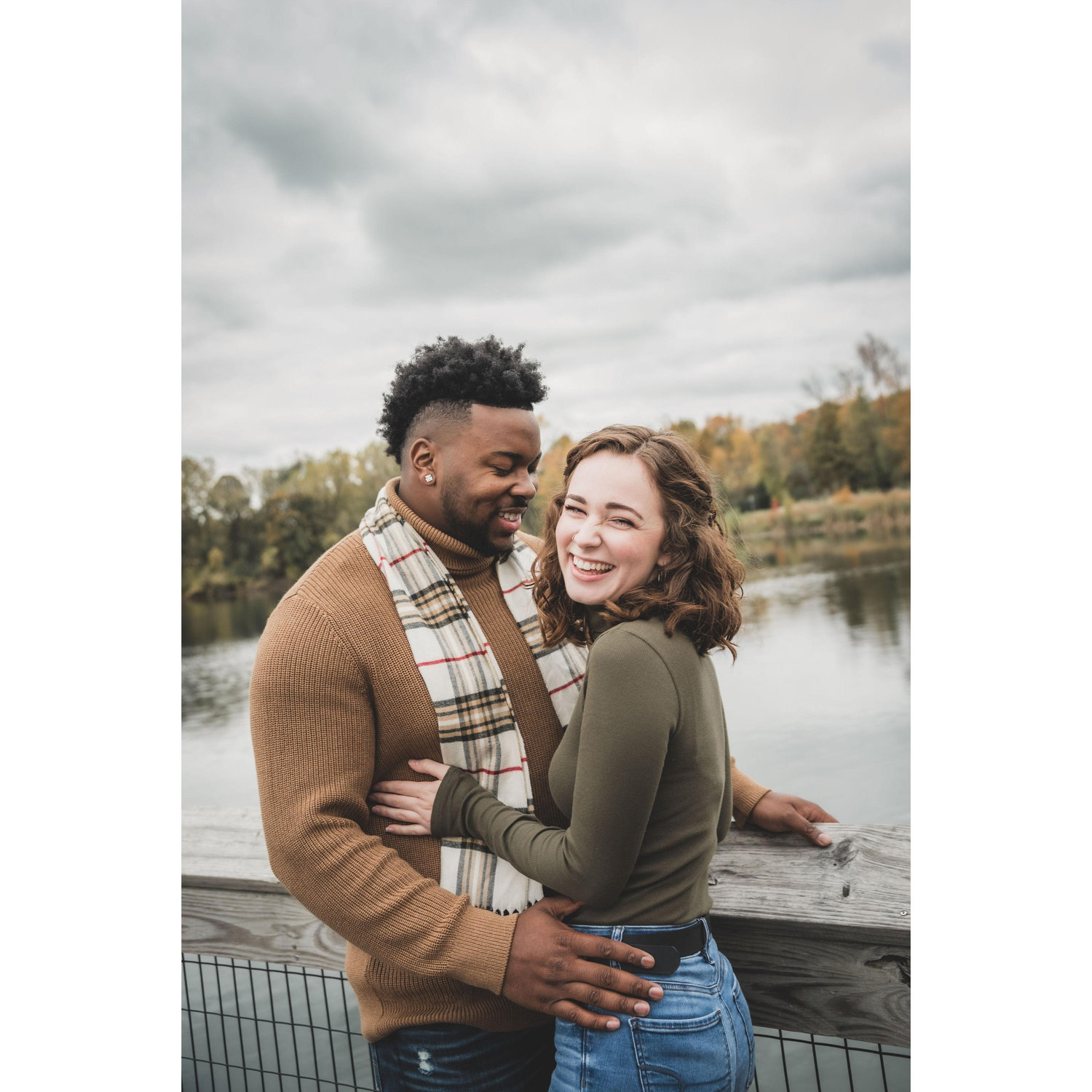 We did a photoshoot for fun during the pandemic, but everyone thought they were engagement pictures!