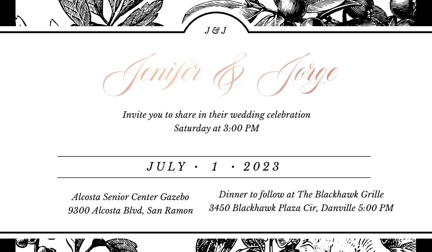 The Wedding Website of Jenifer Bertolero and Jorge Barriere