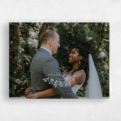 Powder Blue Wedding Thank You - Viola Photo
