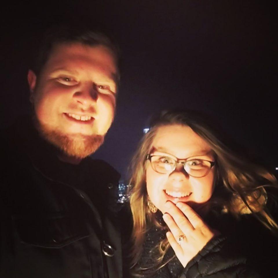The night of our engagement