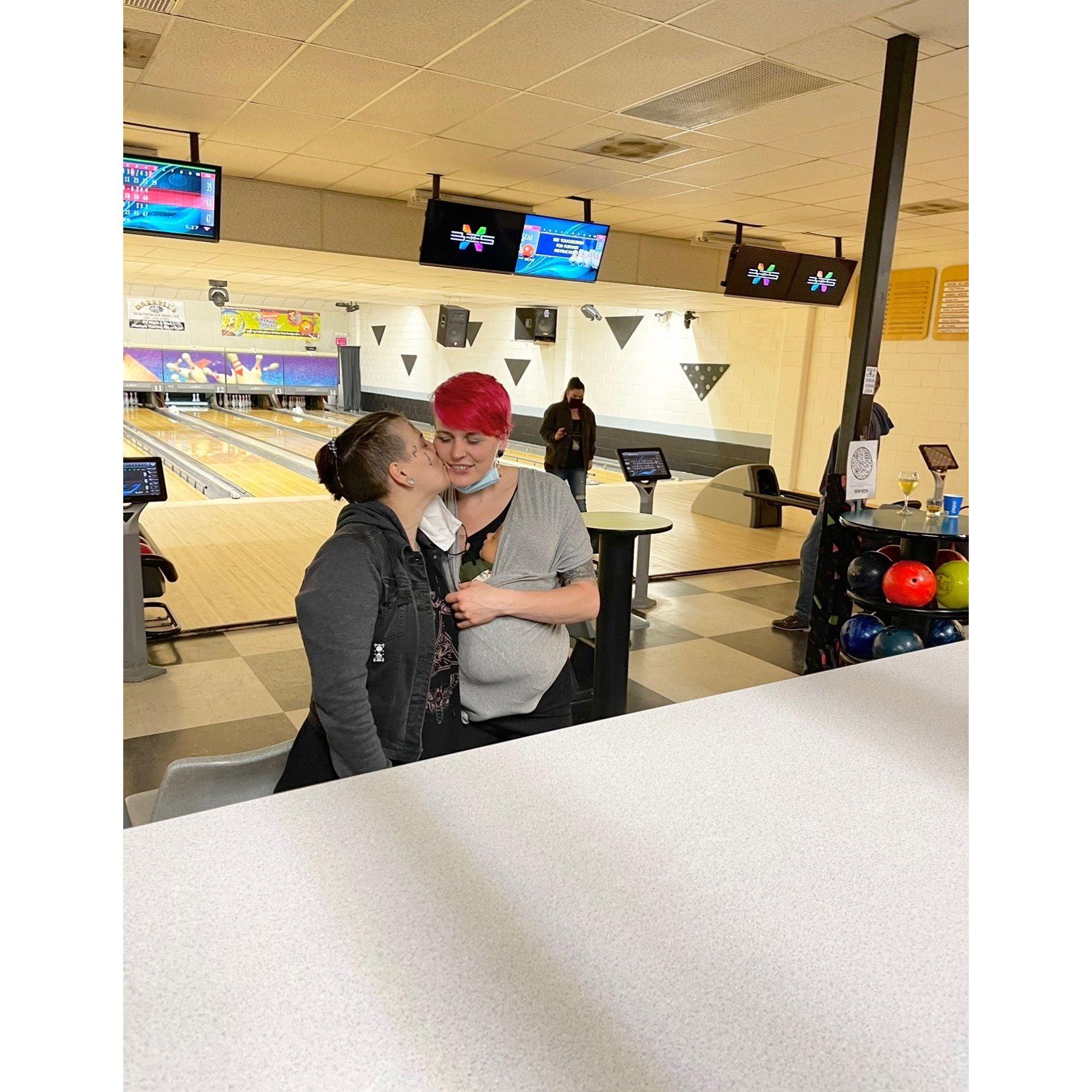 Bowling has become a family favorite (thank you covid lol)