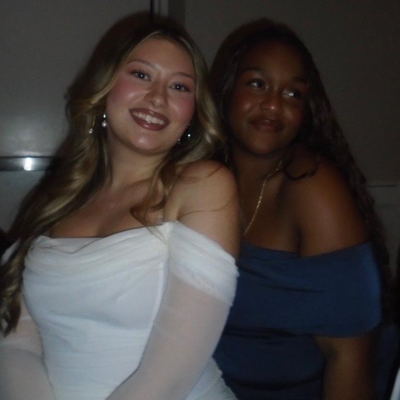 Mabel & maid of honor Cece