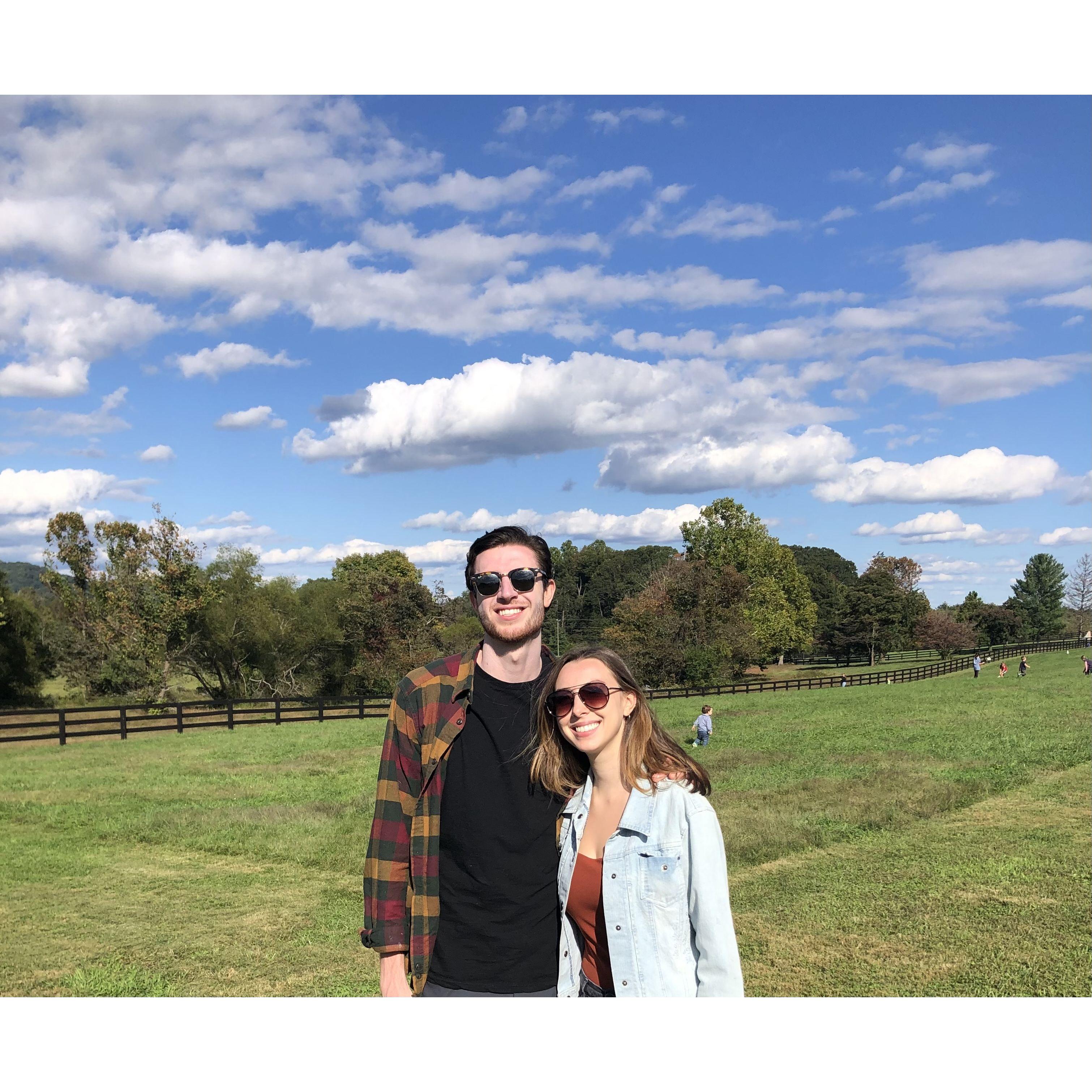 When scrolling through old photos, I realized that the first time we ever visited our venue together was October 3, 2020 - 6 years to the day before our wedding.