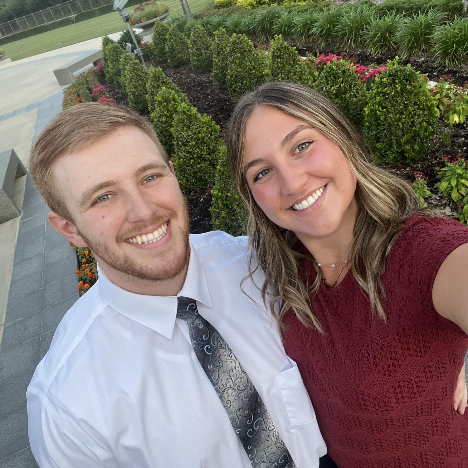 Our first of many temple dates