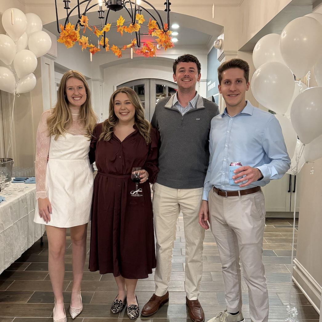 Andrew and Walker have been friends since high school and introduced Maddi and Pauline — and now we’re all besties!
