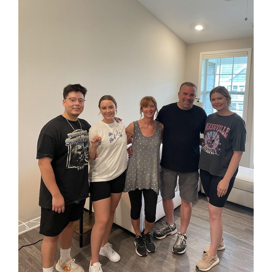 Moving into our first apartment!
