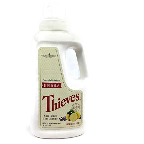 Thieves Essential Oil-Infused 6x Ultra Concentrated Laundry Soap Fresh Citrus Scent 32 fl. oz (946 ml) by Young Living