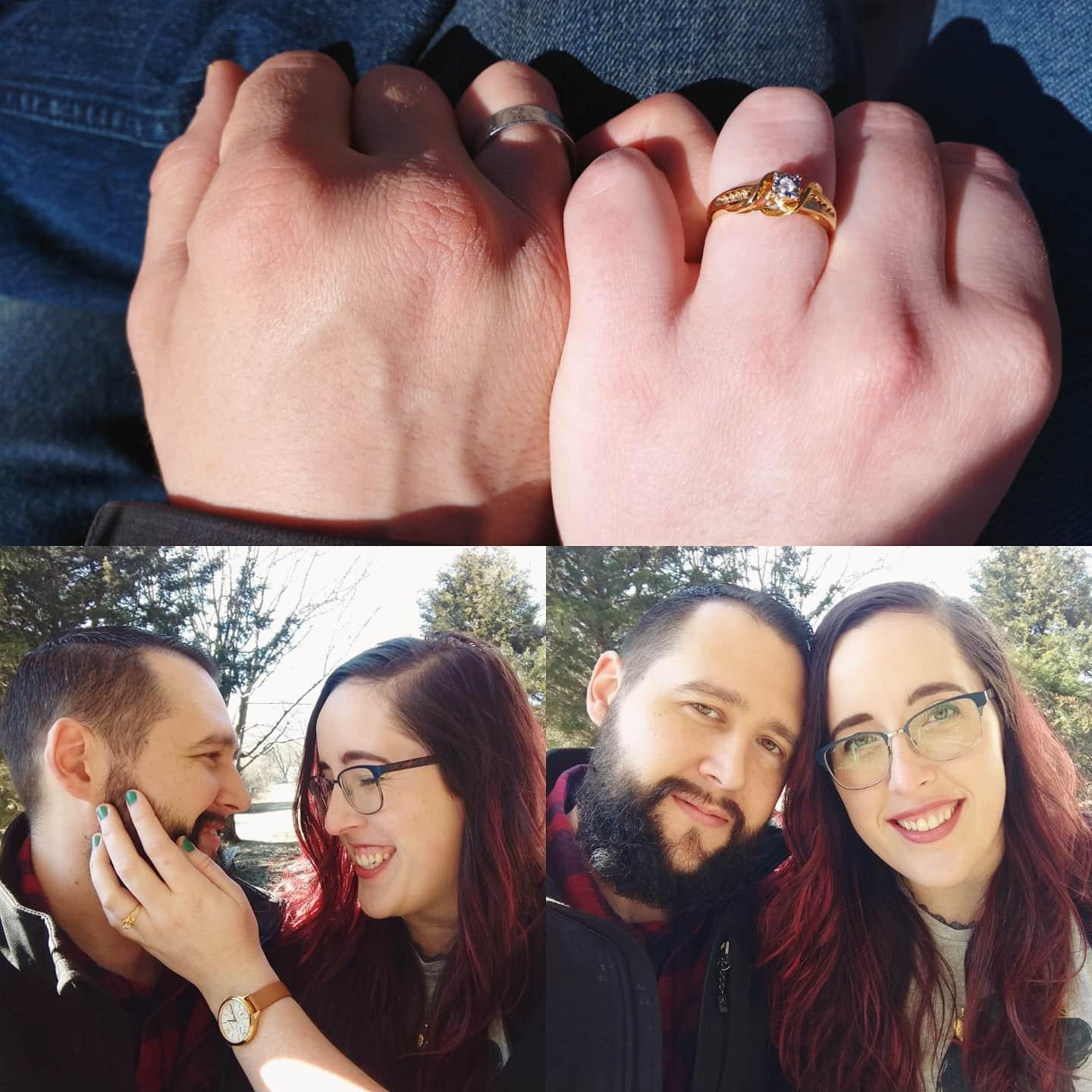 This was a picture from the first time we were engaged. Though we decided to take a step back, this serves as a reminder that God is not finished with us yet. Thank You, Jesus!